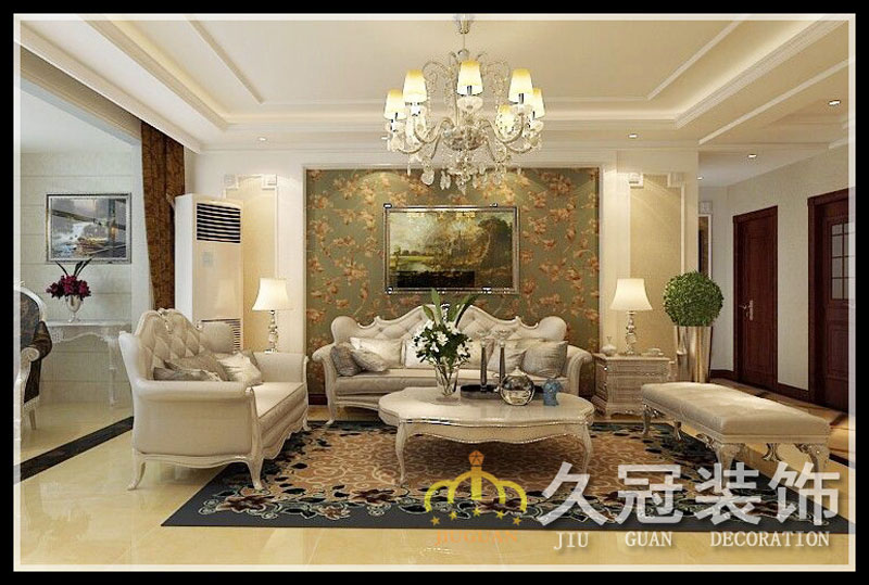 沙發墻效果